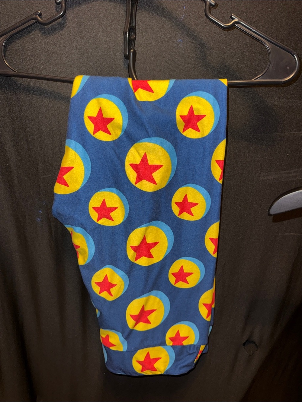 Disney Blue Yellow Red Patterned Leggings